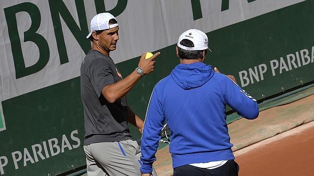 Nadal se prueba en París
