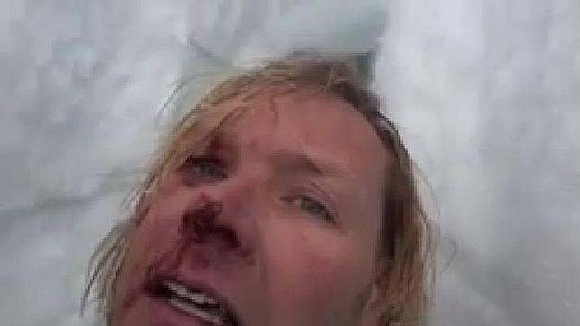 Un alpinista se salva tras pedir ayuda a sus amigos en un vídeo de Facebook