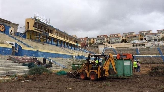 Comienzan las obras para reconvertir el antiguo Estadio Insular en un parque