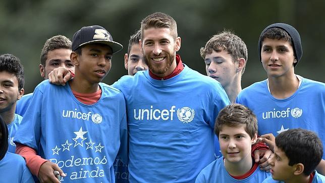 Sergio Ramos trabajará con Unicef para defender los derechos de la infancia