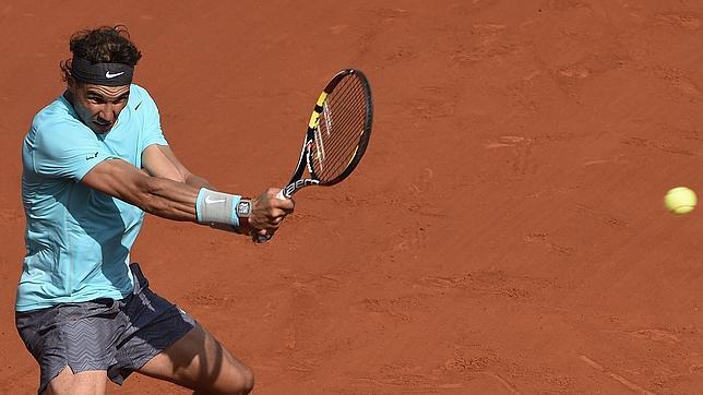 Nadal, en la final de Roland Garros 2014