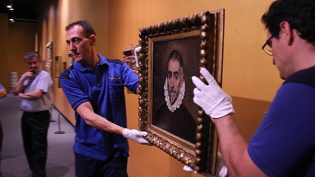 Comienza el desmontaje de «El Griego de Toledo» en el Santa Cruz