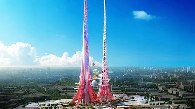 Un edificio futurista en China para alcanzar el techo del mundo