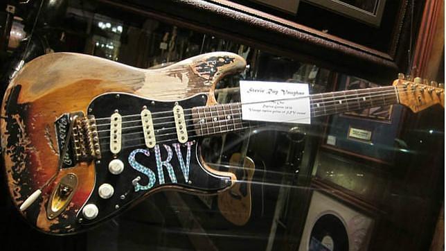 Réplica de la guitarra de Stevie Ray Vaughan