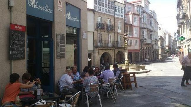 Terraza del Barallete, en la plaza do Ferro