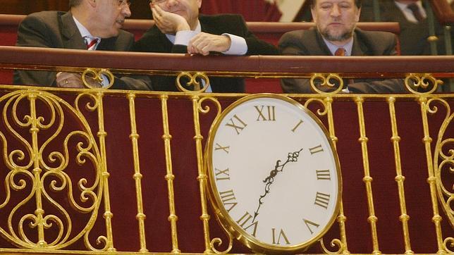 Uno de los relojes del Congreso