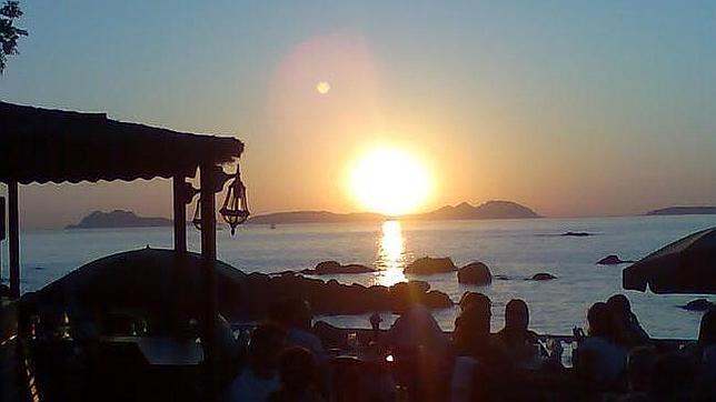 Puesta de sol en La Vela