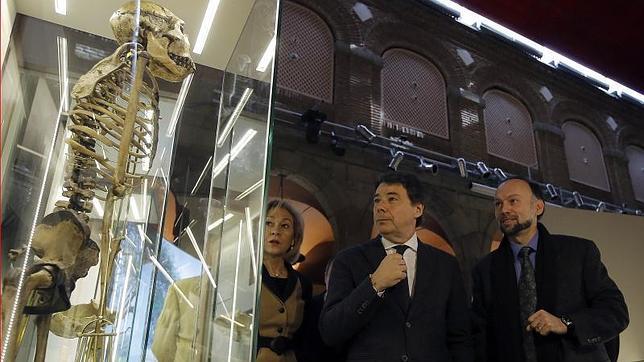 El presidente de la Comunidad, Ignacio González, durante su última visita al museo