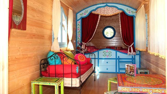 Inetrior de los carros cíngaros