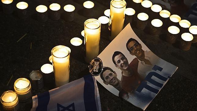 Eyal Yifrah, Gilad Shaar y Naftali Frenkel, alumnos de una escuela religiosa