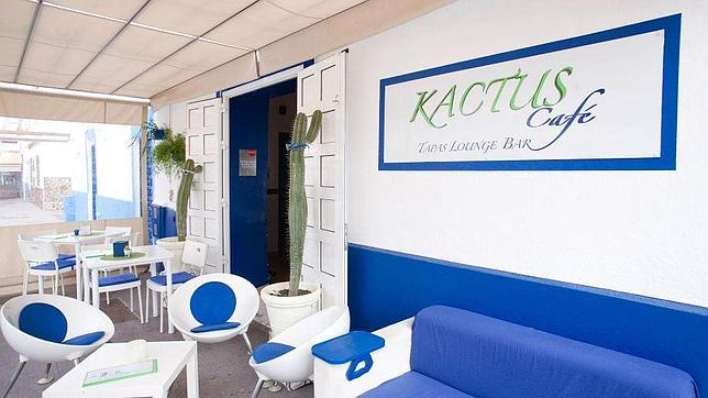 La entrada del Kactus, en Fuerteventura