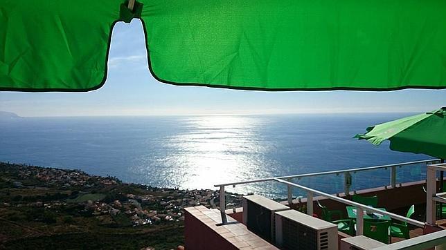 Panorámica del paisaje del norte de Tenerife que se puede disfrutar desde la terraza de La Baranda