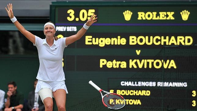 Kvitova, campeona de Wimbledon 2014