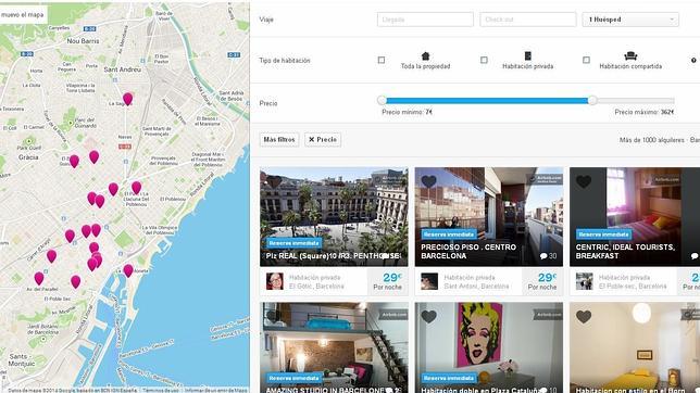 Cataluña multa a Airbnb con 30.000 euros por ofrecer pisos turísticos ilegales