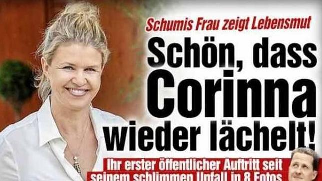La mujer de Michael Schumacher vuelve a sonreír tras el trágico accidente de esquí de su marido