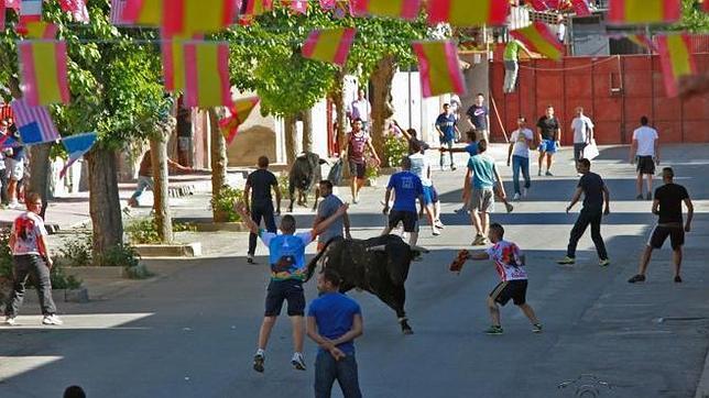 El encierro de 2012 en Perales de Tajuña