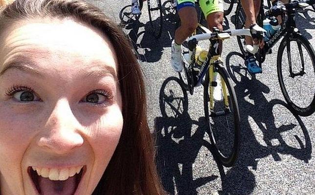 El pelotón, contra los «selfies»