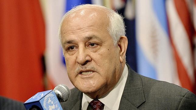 El representante palestino ante la ONU, Riyad Mansour