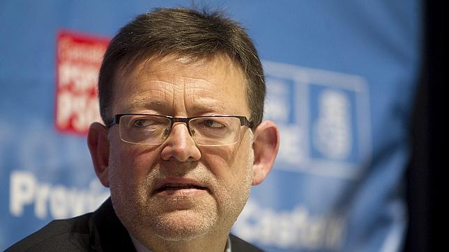 El secretario general del PSPV-PSOE Joaquim Puig en la sede del partido en Castellón