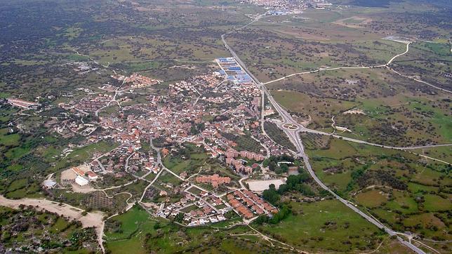 Vista aérea del municipio de Chapinería
