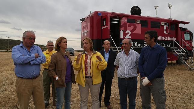 Cospedal: «La situación de los incendios está mucho mejor que hace 24 horas»