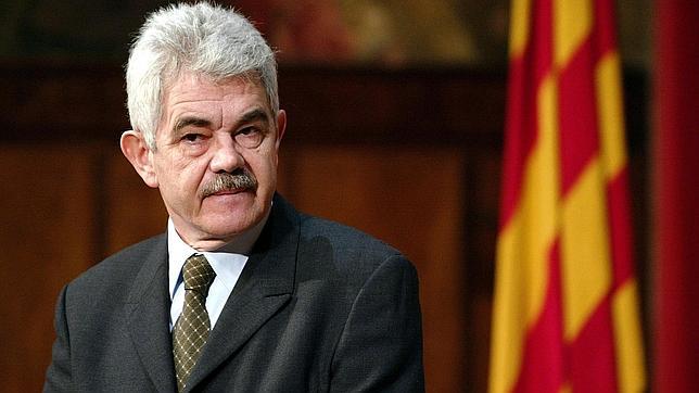 El expresidente de la Generalitat, Pasqual Maragall, durante sus primeros días de Gobierno