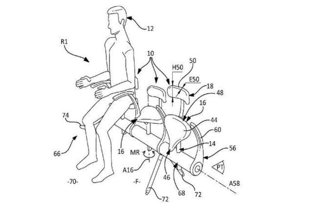 Airbus patenta los asientos-sillín