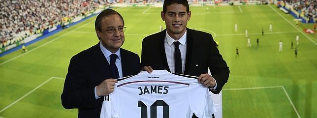James: «Sueño con triunfar aquí, siempre quise venir al Real Madrid»