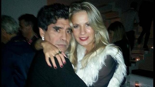Eva Amodeo, la nueva amiga de Maradona