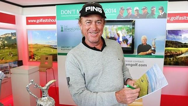 Mal comienzo de Miguel Ángel Jiménez (+3) en el Open Británico Senior