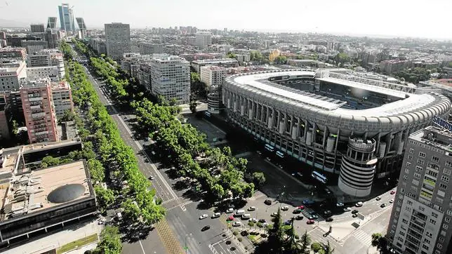 Un pasillo peatonal para unir AZCA con el Bernabéu