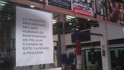 Vista del gimnasio de la Escuela de Boxeo Javier Castillejo