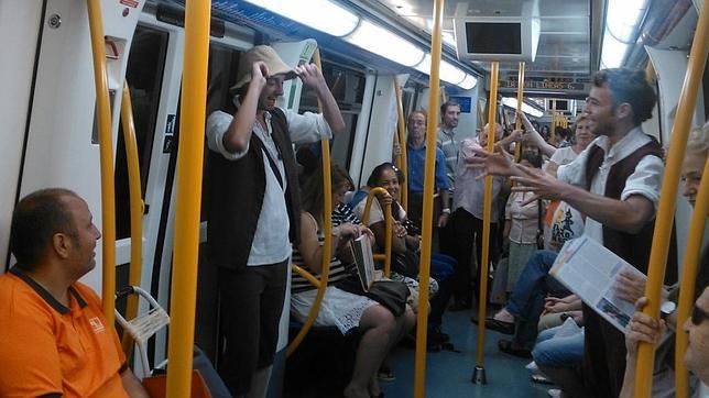 Calderón y Quevedo viajan en metro