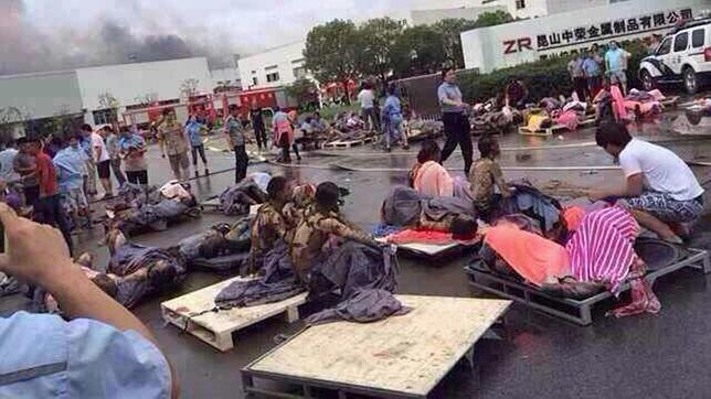 Al menos 69 muertos por una explosión en una fábrica de piezas de coches en China