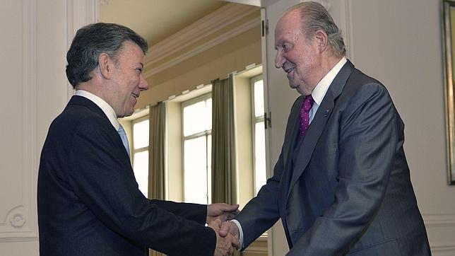 Don Juan Carlos comienza su actividad en Colombia