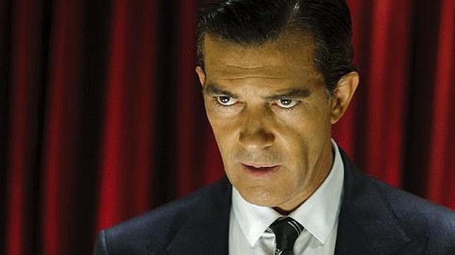 Antonio Banderas durante la escena de «La Piel que habito» en Ciudad Universitaria