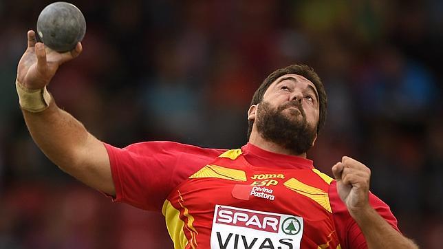 Borja Vivas, plata en lanzamiento de peso en el Europeo de Zúrich