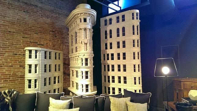 Una de las maquetas del Fórum, ahora en venta