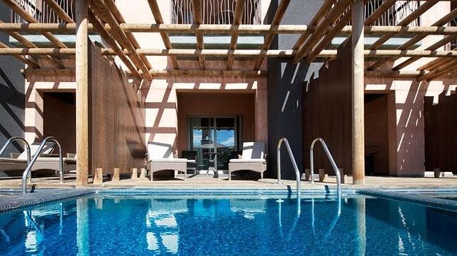 Una de las magníficas piscinas del Lopesan Baobab, en Gran Canaria