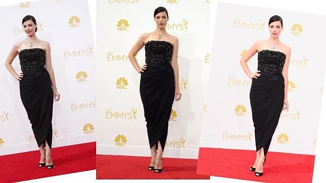 Jessica Pare en los Emmy con un vestido de Lanvin