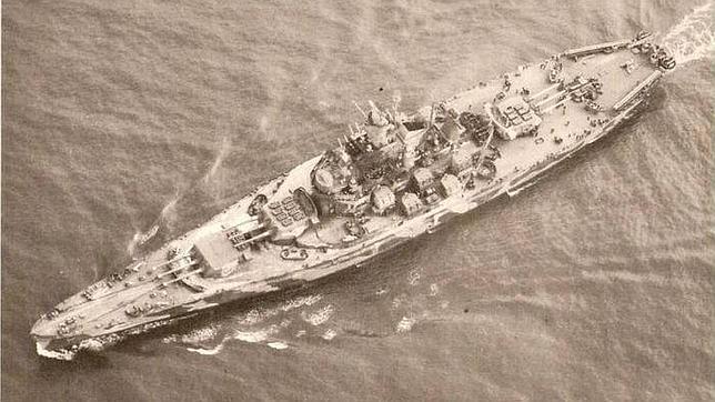 El acorazado en diciembre de 1942