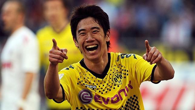 Shinji Kagawa durante su primera etapa en el Borussia de Dortmund