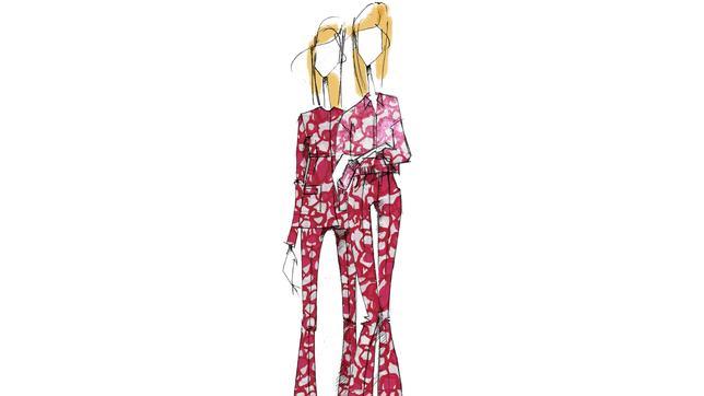 Boceto de la nueva colección que el diseñador presentará en Madrid