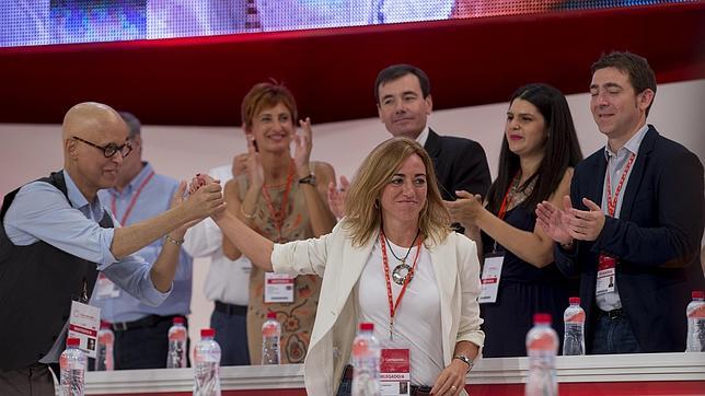 Carmen Chacón en el Congreso Extraordinario del PSOE
