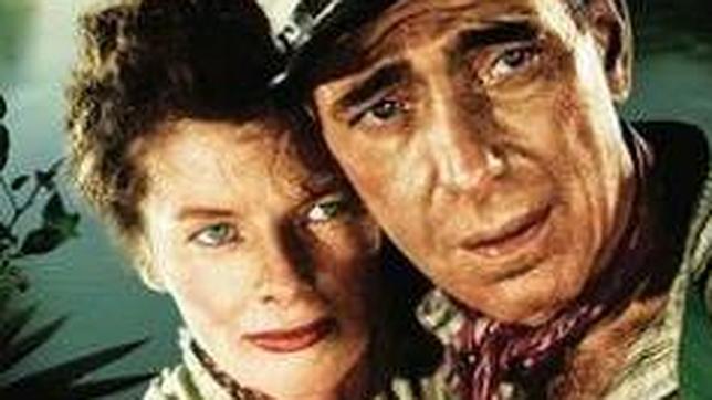 Humphrey Bogart y Katharine Hepburn, los protagonistas de la película