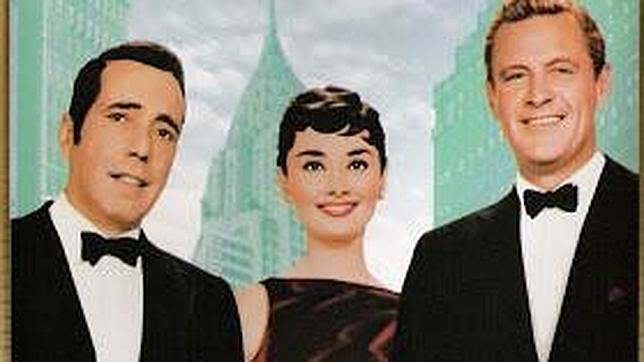Audrey Hepburn, Humphrey Bogart y William Holden, los tres protagonistas