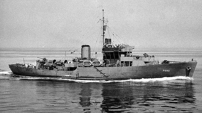 «USS Intensity», un navío de clase «Flower» durante la II Guerra Mundial