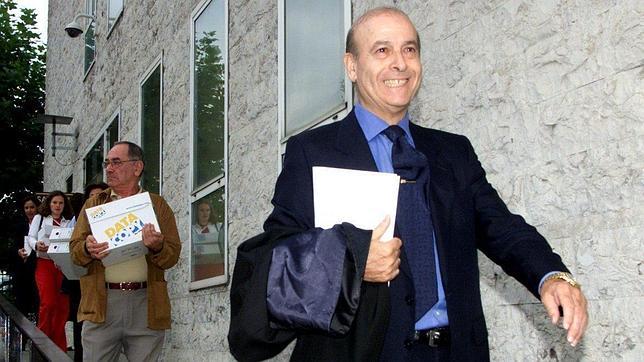 Juan Hormaechea, a su llegada al tribunal Superior de Justicia de Cantabria (TSJC) en 2002