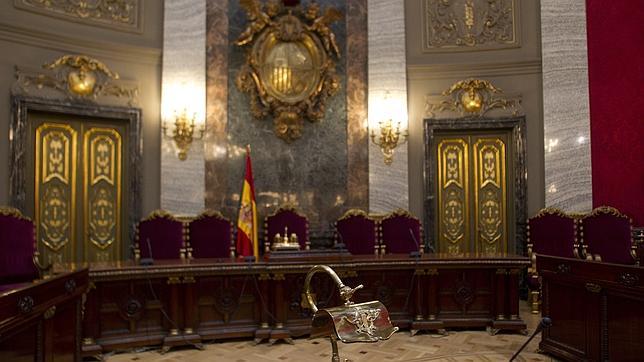 Sala del Tribunal Supremo, que anuló unas oposiciones en Cataluña por la obligatoriedad del catalán