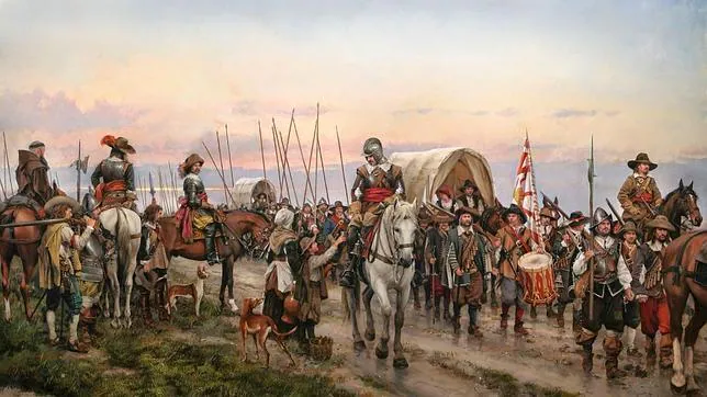 «El Camino Español», cuadro del pintor catalán Augusto Ferrer-Dalmau